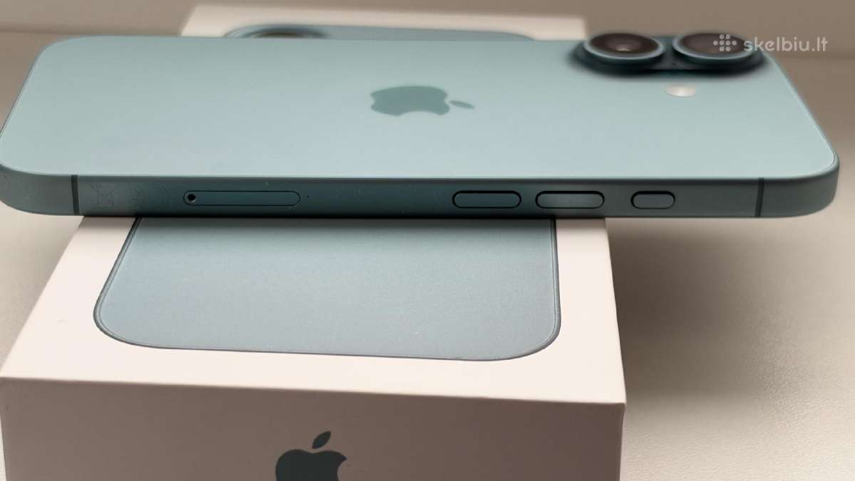 iPhone 16 128gb Teal - nuotraukos Nr. 5