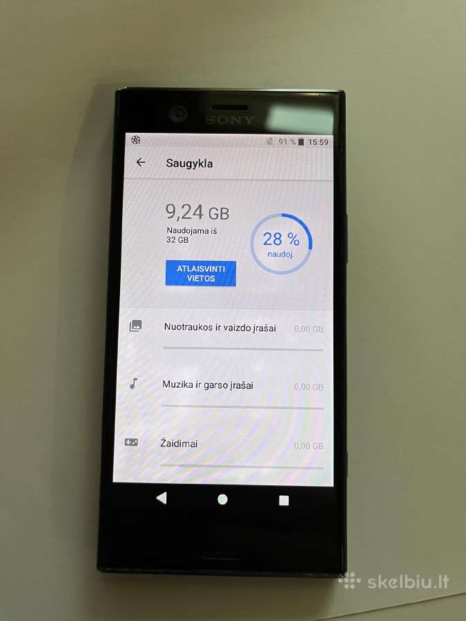 Sony Xperia Xz1 telefonas - nuotraukos Nr. 4