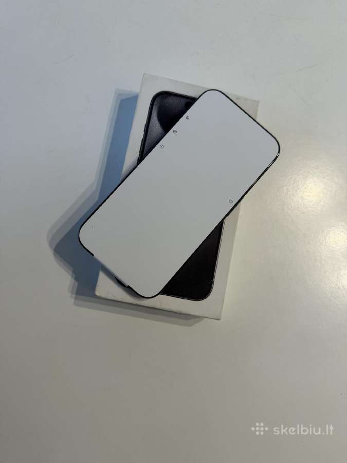 Apple iPhone 15 pro 128gb black titanium New - nuotraukos Nr. 2