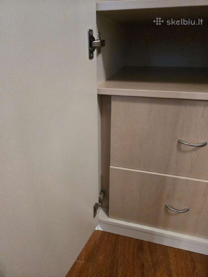 Dvidurė balta kompaktiška spinta - nuotraukos Nr. 4