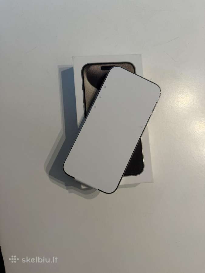 Apple iPhone 15 pro 256gb natural titanium New - nuotraukos Nr. 2