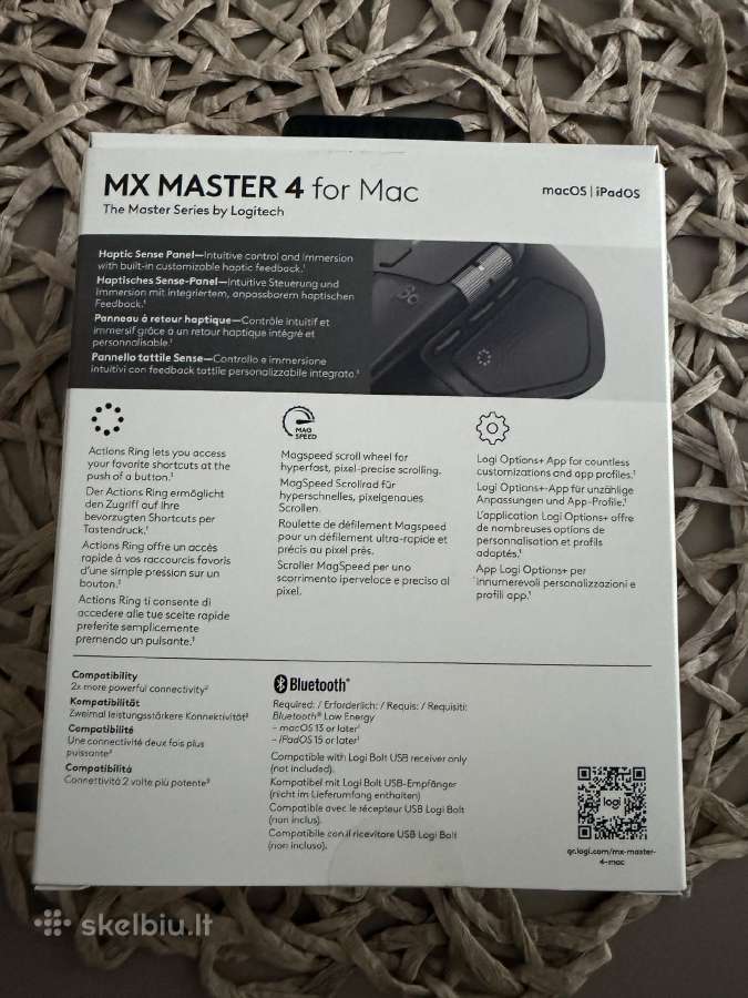 Logitech Mx Master 4 for Mac - nuotraukos Nr. 2