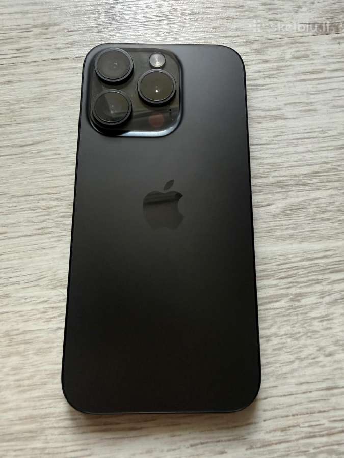 iPhone 15 pro 128gb, juodas - nuotraukos Nr. 2