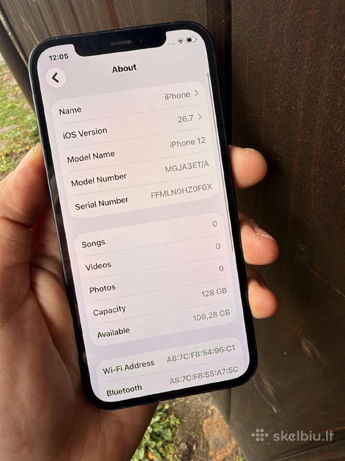 iPhone 12 128gb Puiki buklė - nuotraukos Nr. 6