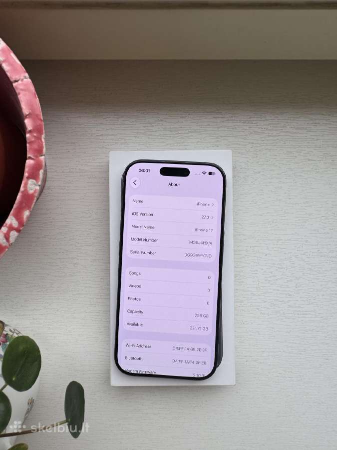 Apple iPhone 17 256gb iš Ideal apinaujis - nuotraukos Nr. 12