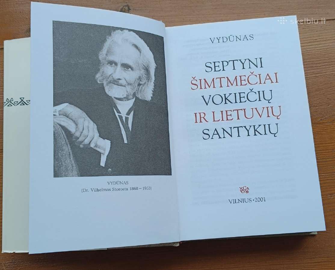 Vydūnas „Septyni šimtmečiai vokiečių ir lietuvių - nuotraukos Nr. 2
