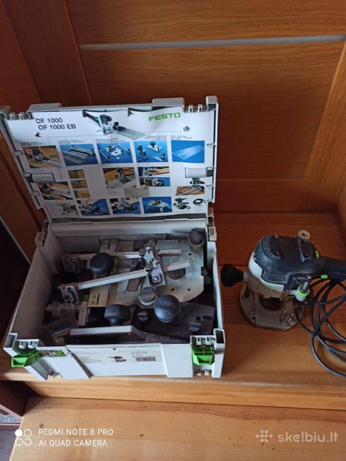 Frezeris festool su liniuotėm - nuotraukos Nr. 2