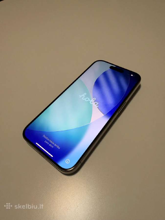 iPhone 15 Pro Natural Titanium 128gb - nuotraukos Nr. 2
