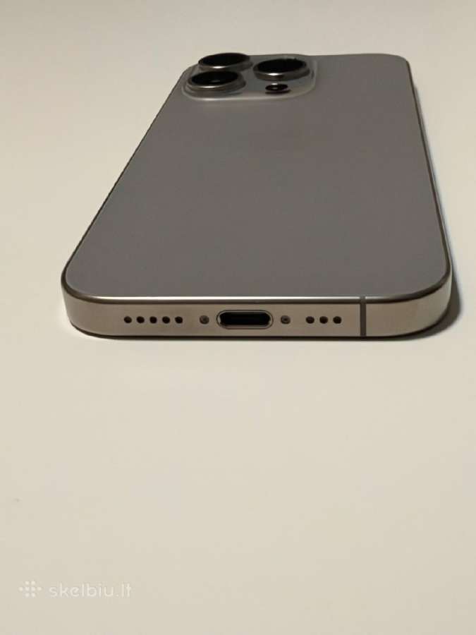 iPhone 15 Pro Natural Titanium 128gb - nuotraukos Nr. 5