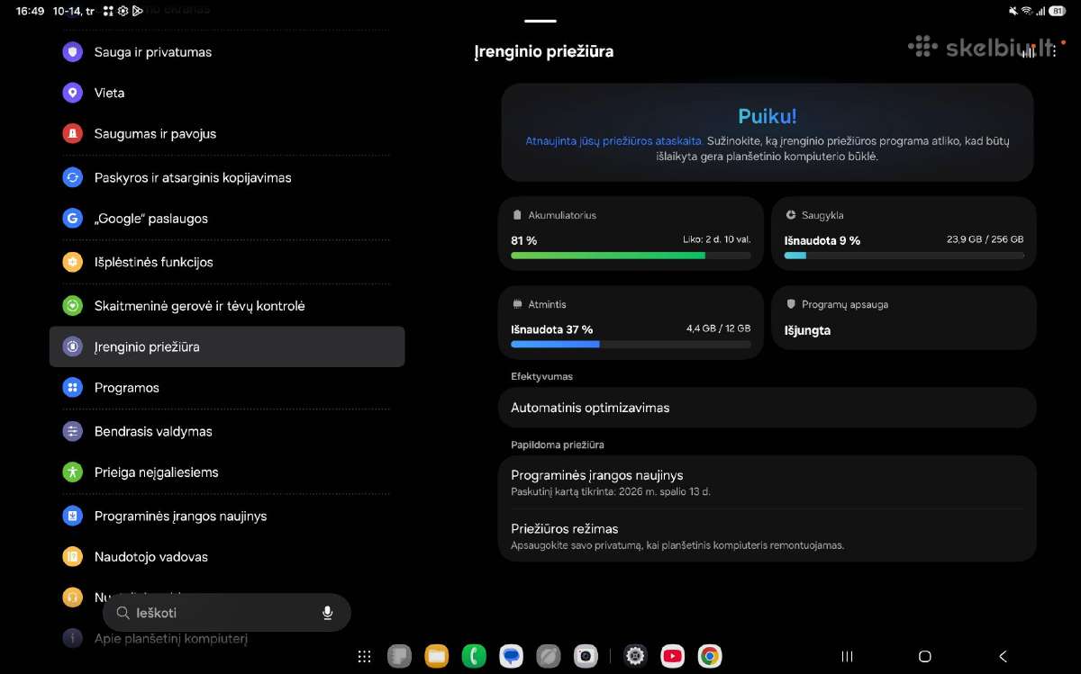 Samsung Tab S9 Ultra 5G - nuotraukos Nr. 5