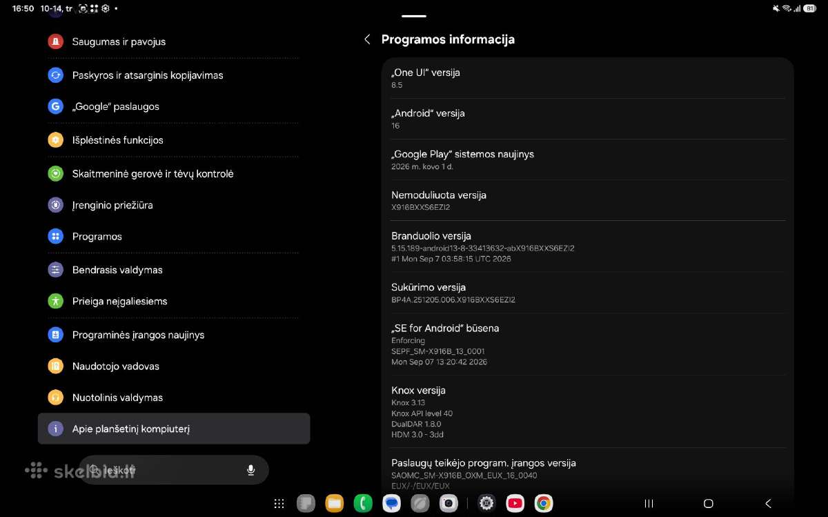 Samsung Tab S9 Ultra 5G - nuotraukos Nr. 6