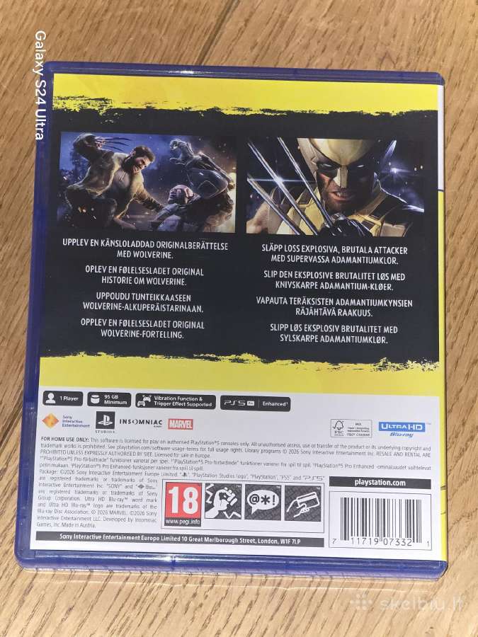 Wolverine Playstation 5 - nuotraukos Nr. 2