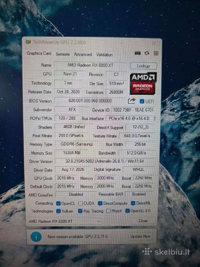 Rx 6800 XT, arba mainymas su mano priemoka - nuotraukos Nr. 6