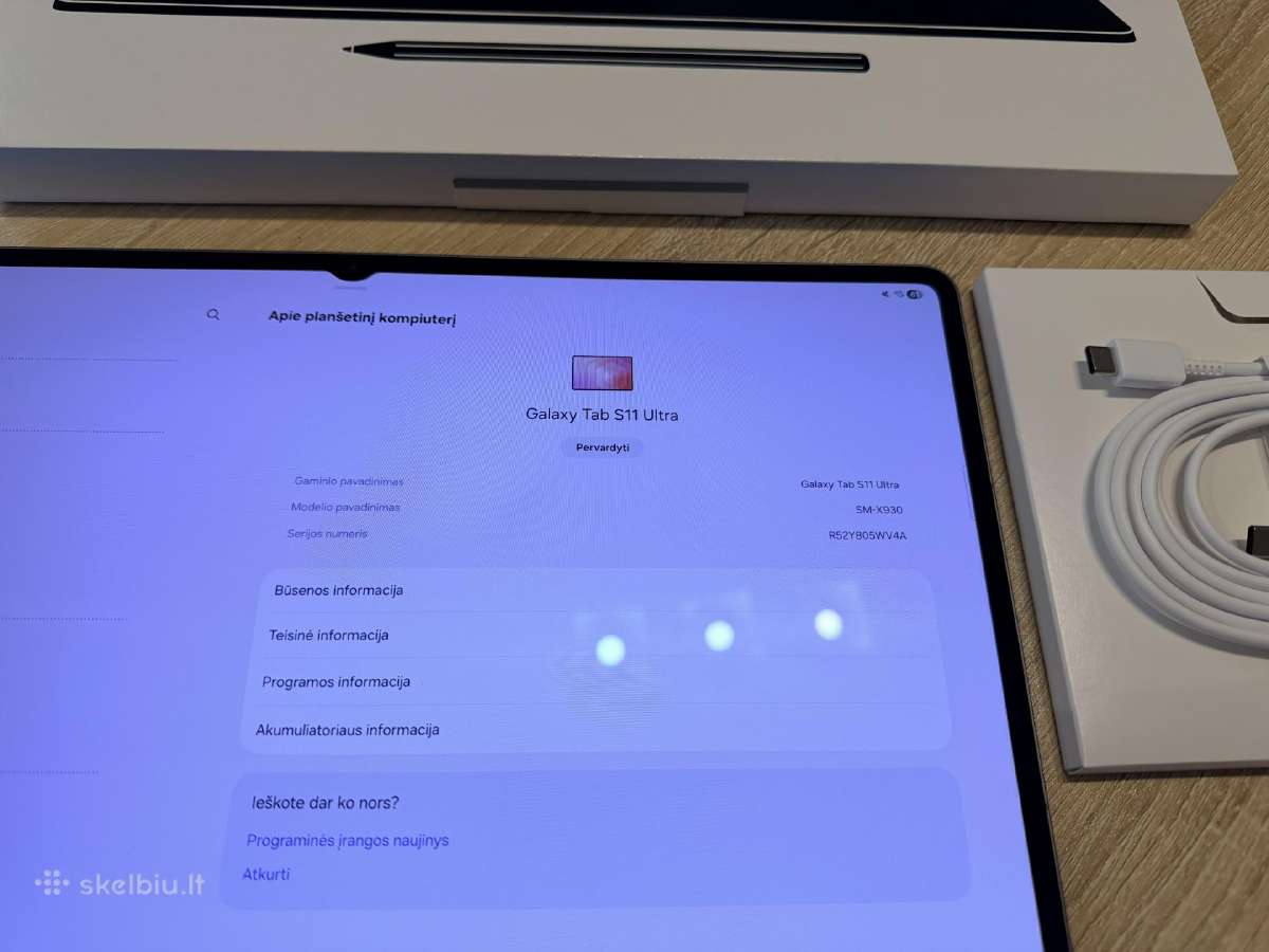 Samsung Galaxy Tab S11 Ultra, 256/12gb - nuotraukos Nr. 7