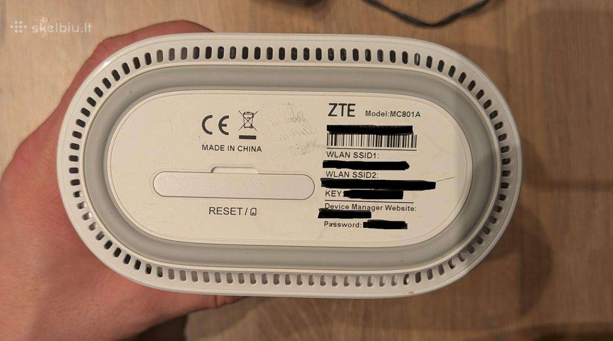 Parduodamas Naudotas Zte Mc801a - nuotraukos Nr. 3