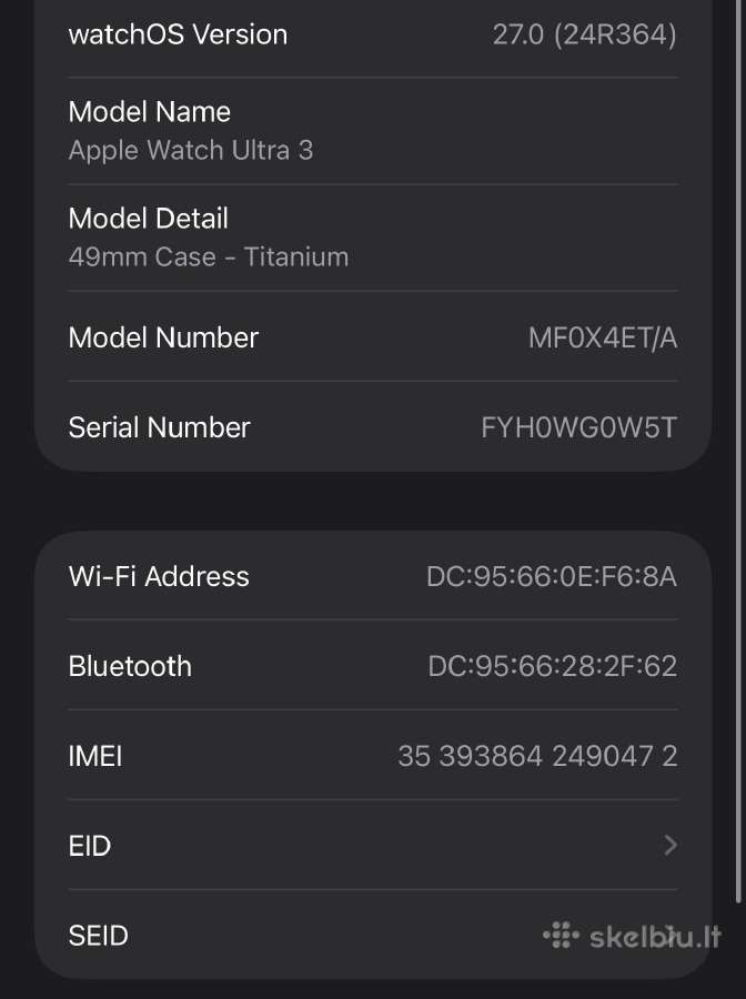 Apple Watch Ultra 3 - nuotraukos Nr. 10