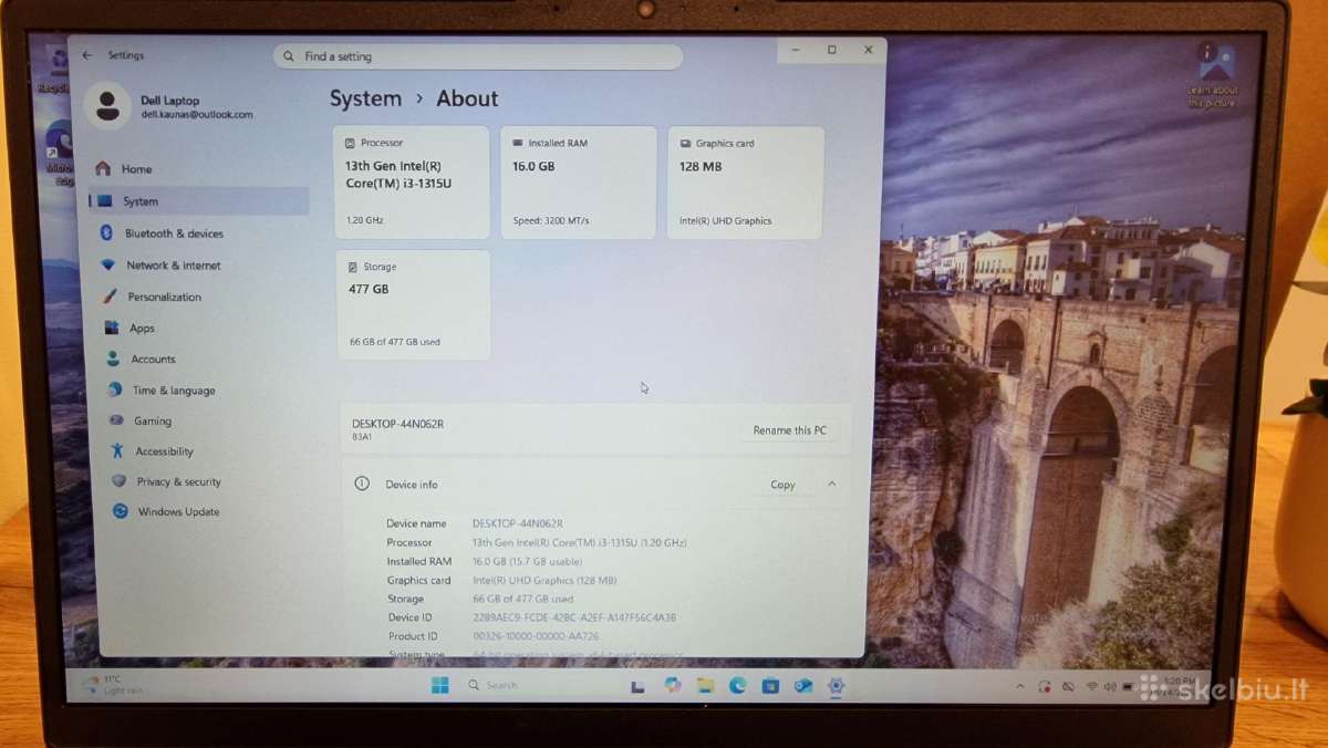 Lenovo V15 G4 15 Fhd Tn i3-1315u 16gb-ddr4 512gb - nuotraukos Nr. 2
