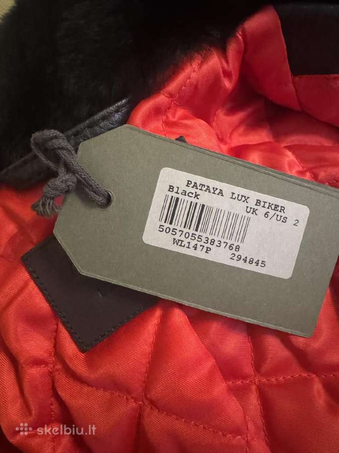 Allsaints Pataya Lux –nauja odinė striukėXS - nuotraukos Nr. 4