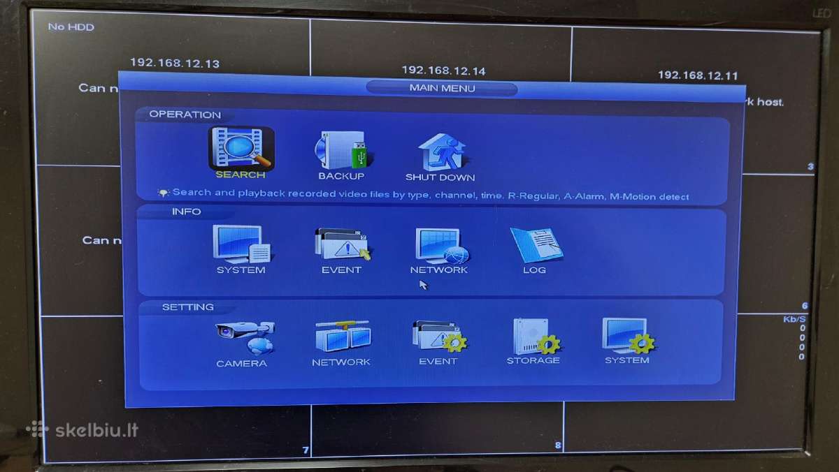 Dahua Dh-nvr4108 – 8 kanalų vaizdo įrašymas (Nvr) - nuotraukos Nr. 9