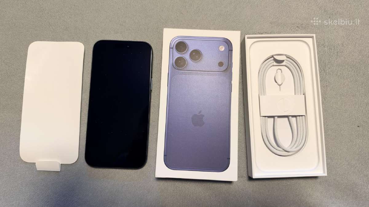 iPhone 17 Pro Max Mėlynas - nuotraukos Nr. 3
