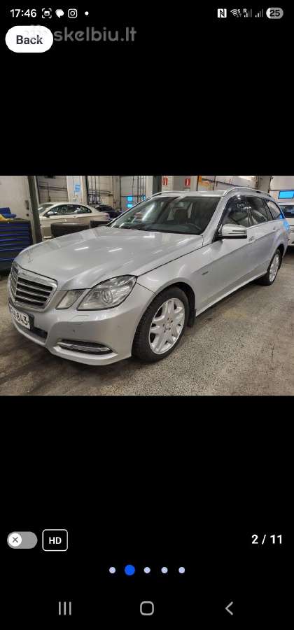 Mercedes-benz E200 Cdi, 2011 m., autom dalimis - nuotraukos Nr. 2
