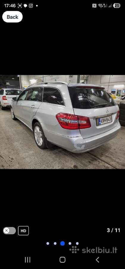 Mercedes-benz E200 Cdi, 2011 m., autom dalimis - nuotraukos Nr. 3