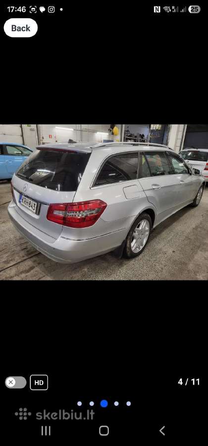 Mercedes-benz E200 Cdi, 2011 m., autom dalimis - nuotraukos Nr. 4