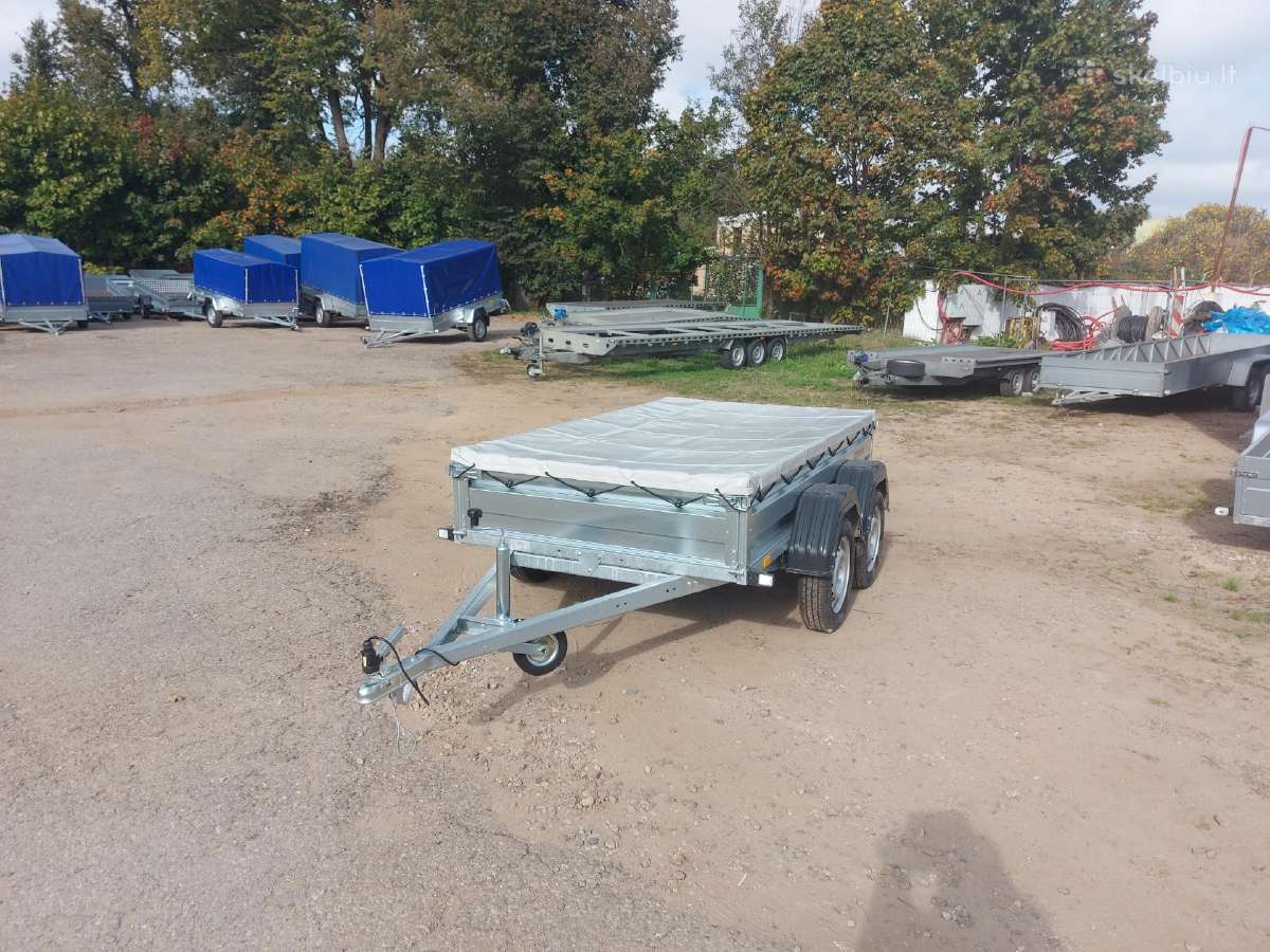 265cm Zaslaw dviejų ašių priekaba B kategorijai - nuotraukos Nr. 30