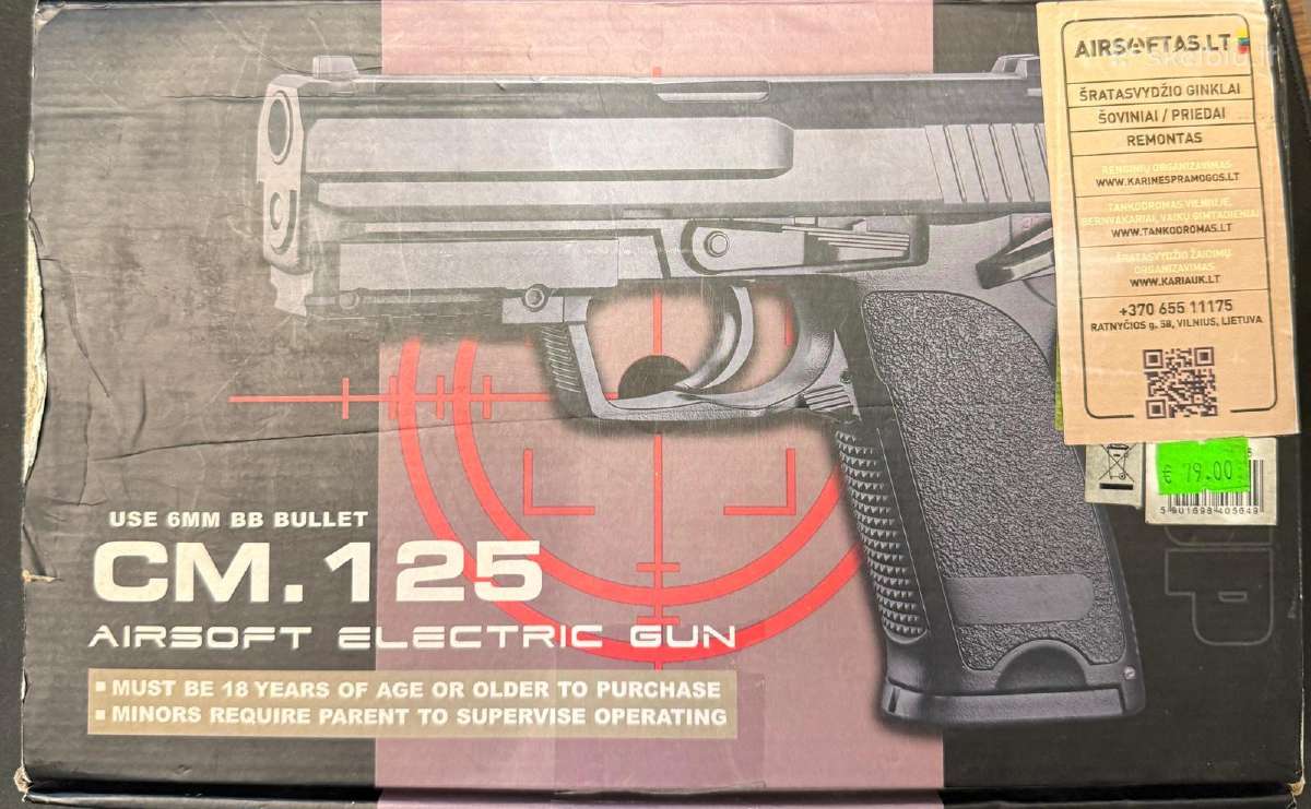 Cm 125 Airsoft pistoletas - nuotraukos Nr. 2
