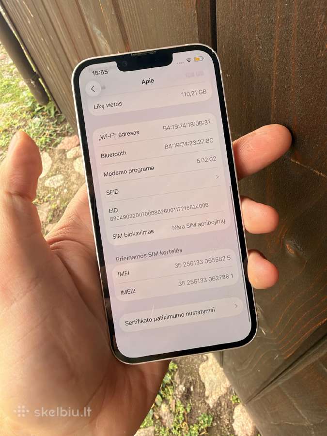 iPhone 13 128gb Nauja Baterija - nuotraukos Nr. 7