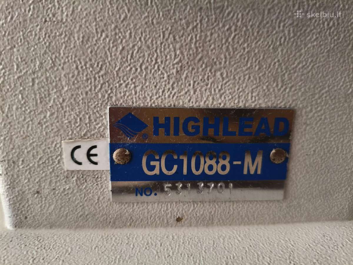 Siuvimo mašina Highlead Gc1088-m - nuotraukos Nr. 2
