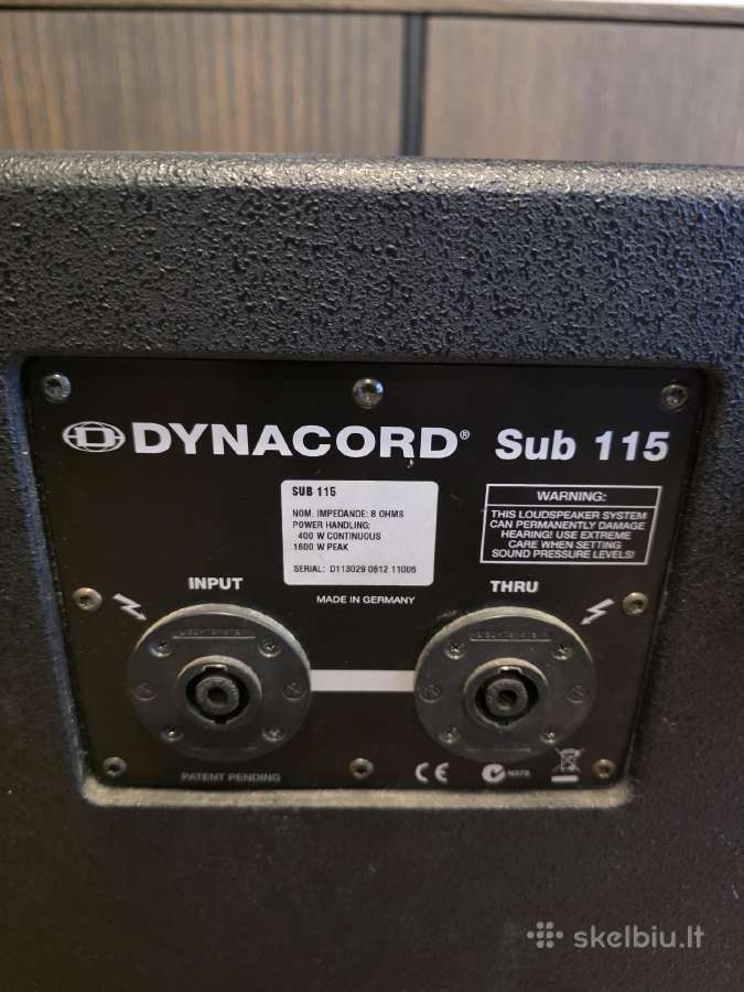 Dynacord Sub-115 - nuotraukos Nr. 4