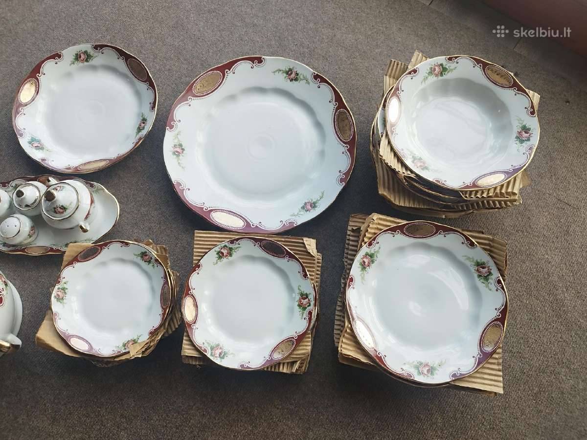 Rygos Porcelianas pietų servizas, Rigas Porcelans - nuotraukos Nr. 4