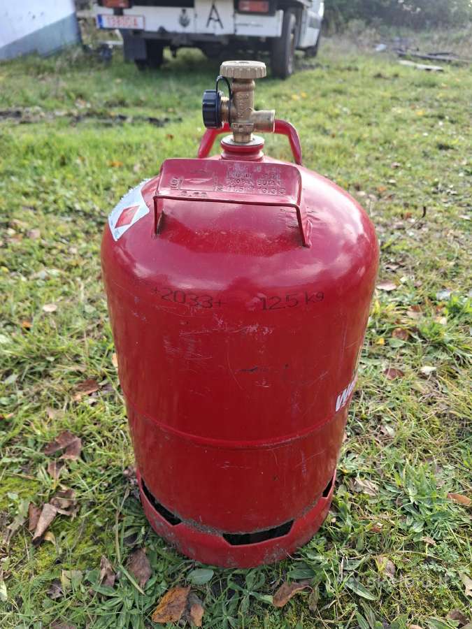 Dujų balionas 27ltr su vožtuvu 3vnt - nuotraukos Nr. 2