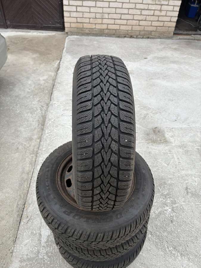 R15 ratlankiai su Dunlop žieminėmis padangomis - nuotraukos Nr. 5