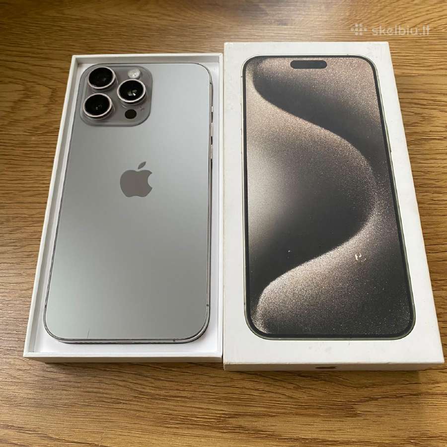 Apple iPhone 15 Pro Max 256gb Natural Titanium - nuotraukos Nr. 5
