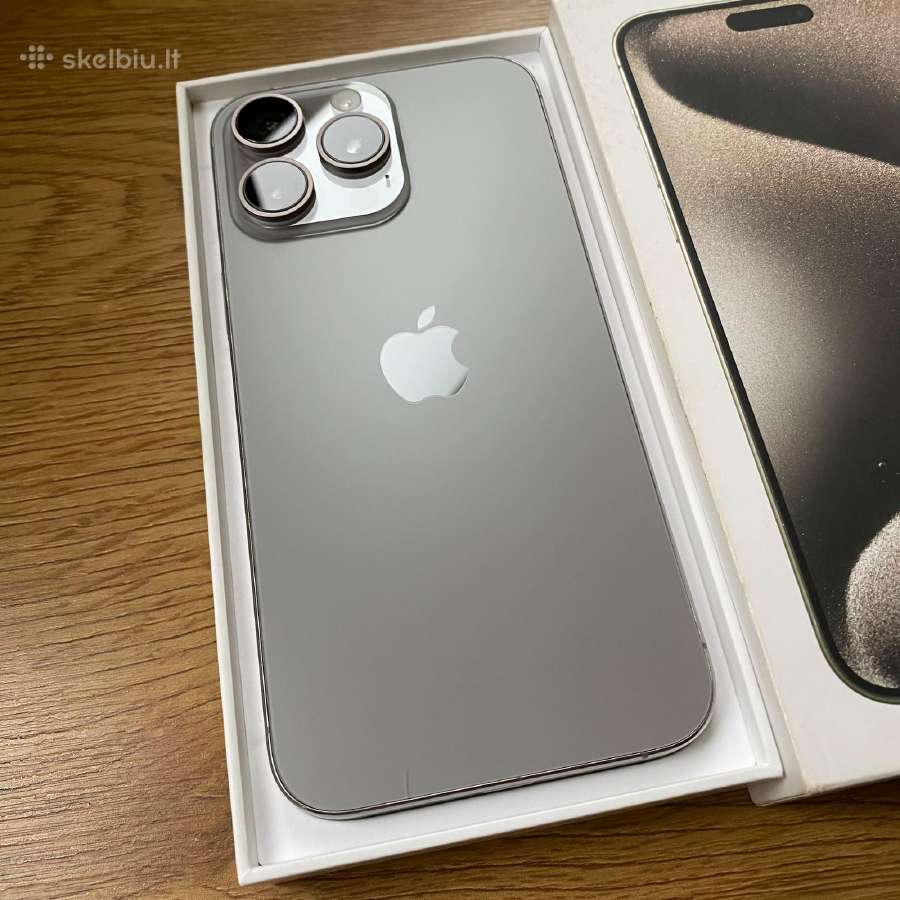 Apple iPhone 15 Pro Max 256gb Natural Titanium - nuotraukos Nr. 7