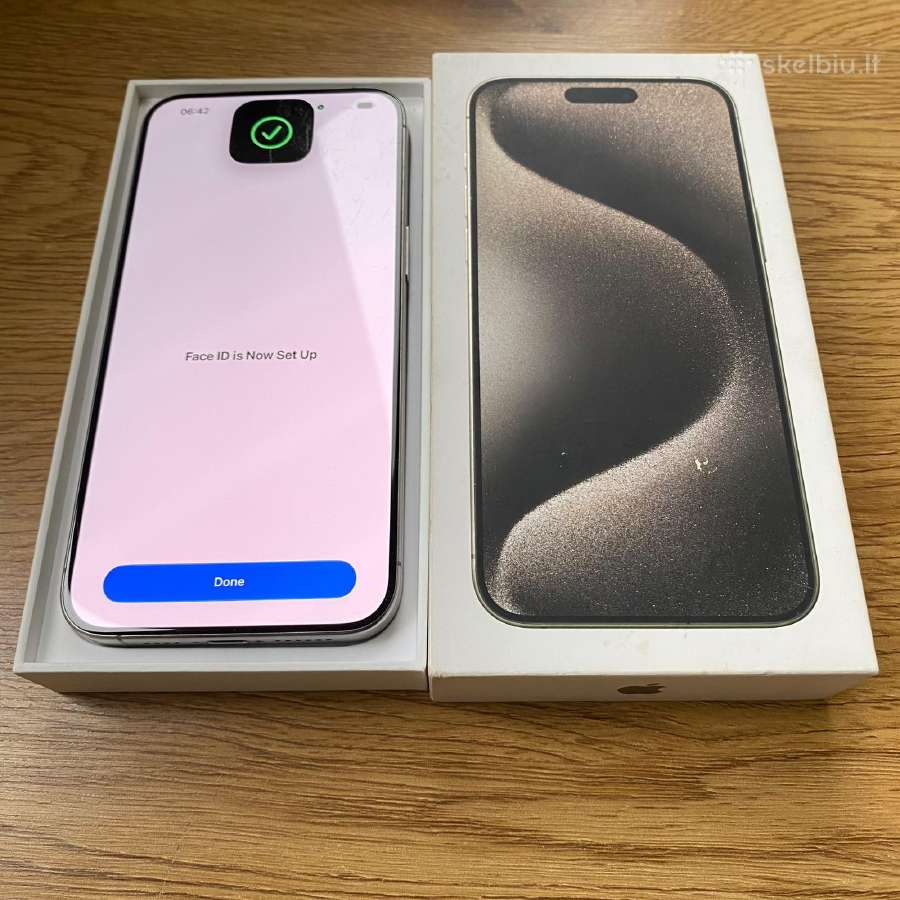 Apple iPhone 15 Pro Max 256gb Natural Titanium - nuotraukos Nr. 3