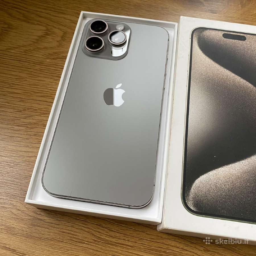 Apple iPhone 15 Pro Max 256gb Natural Titanium - nuotraukos Nr. 6