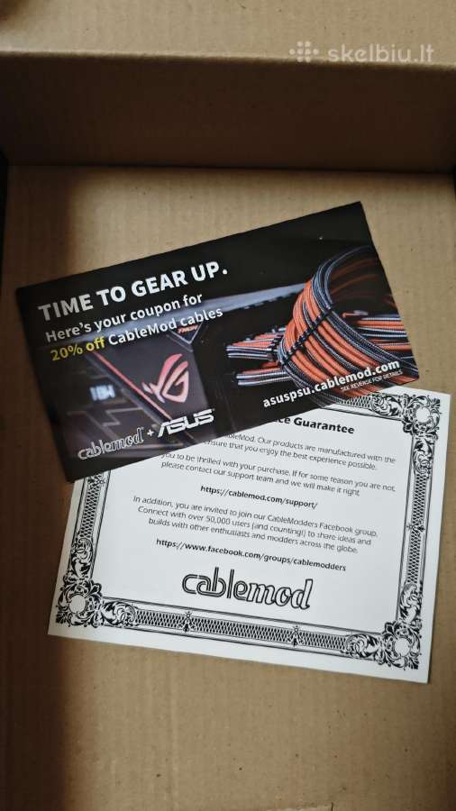 Evga Supernova 1600w P2 Cablemod - nuotraukos Nr. 10