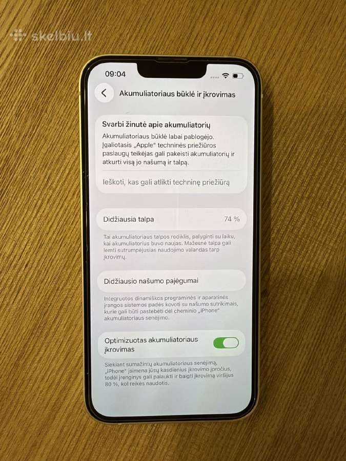 Parduodamas Apple iPhone 13, 128 GB, baltos spalvo - nuotraukos Nr. 5
