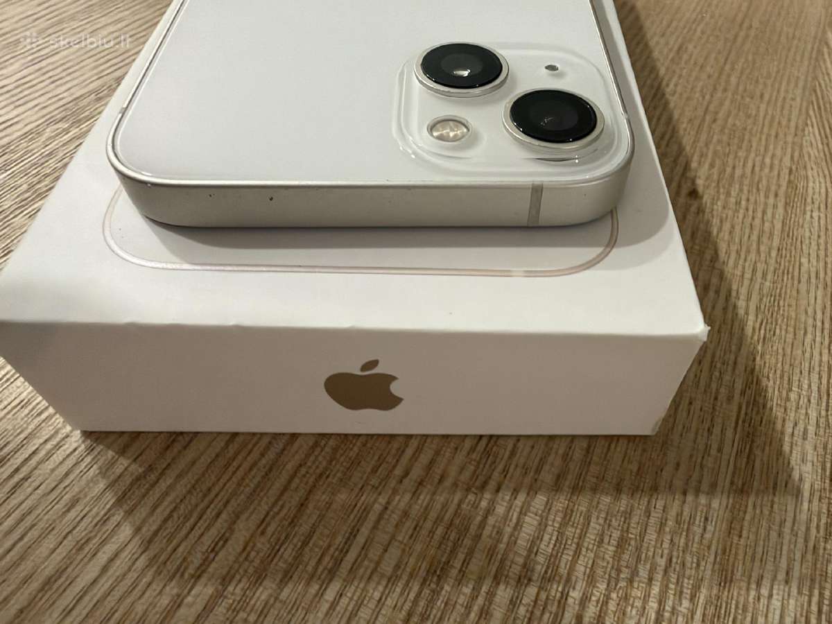 Parduodamas Apple iPhone 13, 128 GB, baltos spalvo - nuotraukos Nr. 7