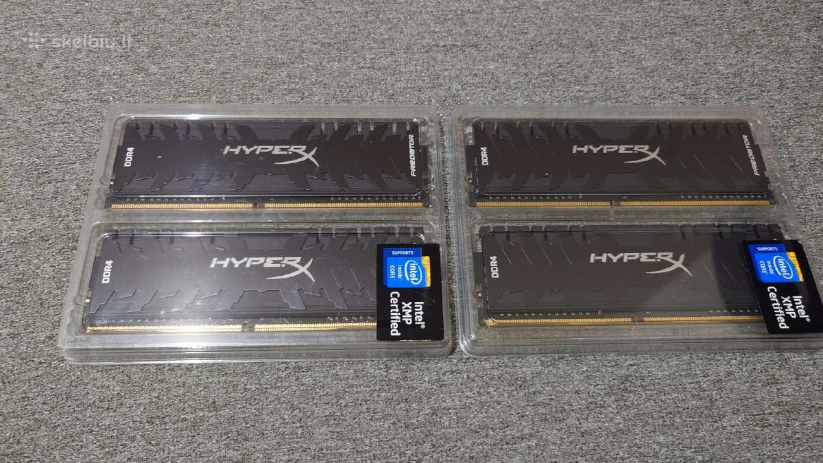 Kingston Hyperx Predator Ddr4 32gb (4x8gb) 3000mhz - nuotraukos Nr. 3