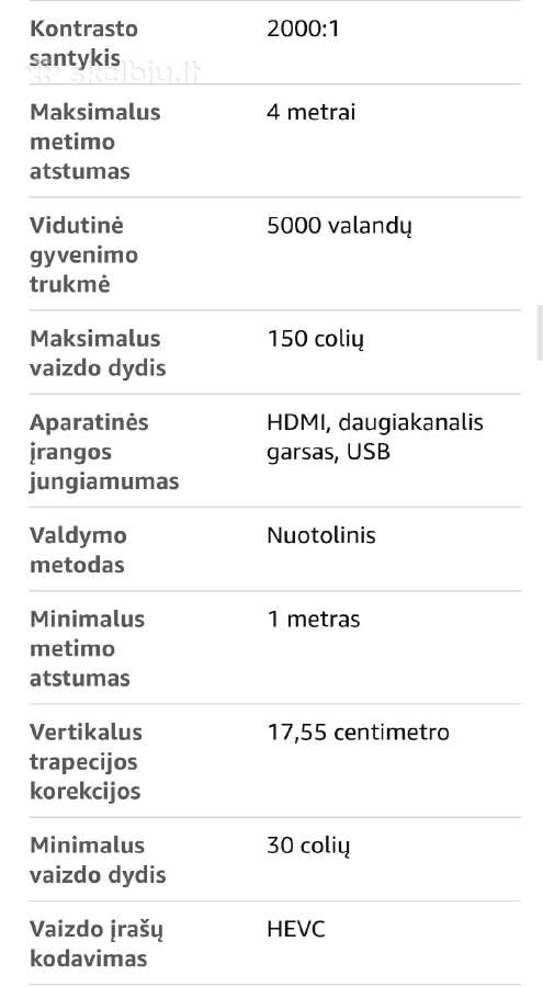 Mini projektorius magcubic hy 320 mini - nuotraukos Nr. 8