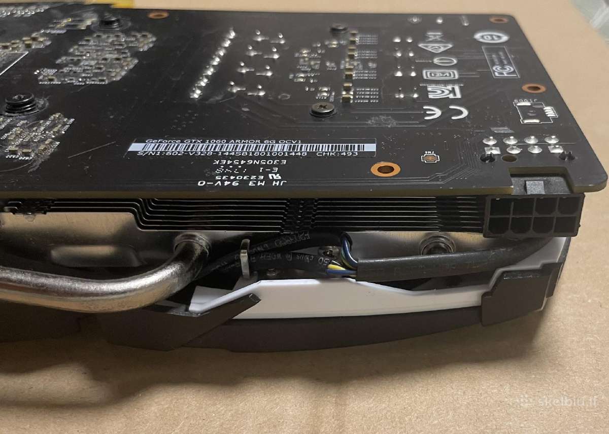 Msi Armor Geforce Gtx 1060 6gb - nuotraukos Nr. 3