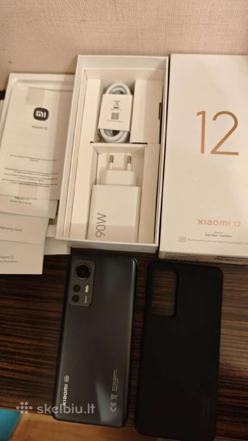 Xiaomi 12 256gb. Black + komplektas - nuotraukos Nr. 2