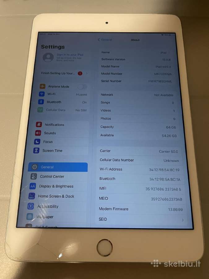 iPhone 13 mini, iPhone 7, iPad mini 4 - nuotraukos Nr. 3