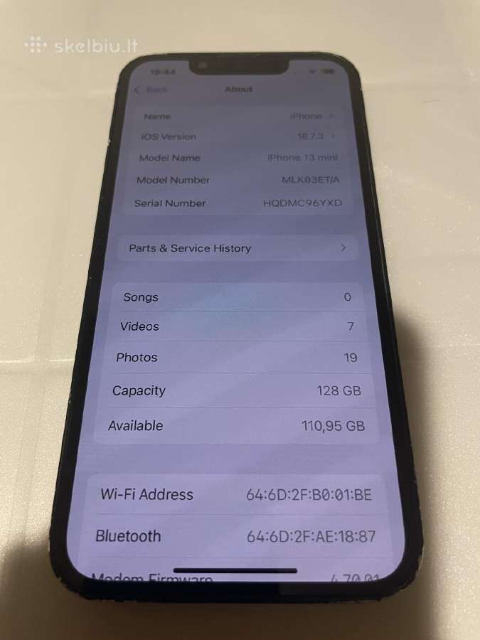 iPhone 13 mini, iPhone 7, iPad mini 4 - nuotraukos Nr. 10