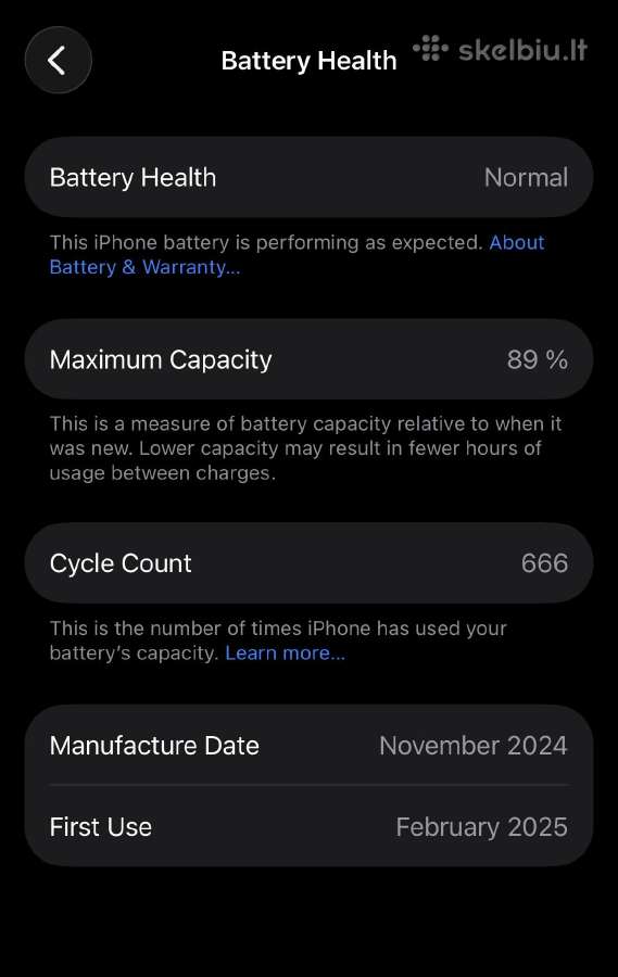 iPhone 16pro 128gb - nuotraukos Nr. 12