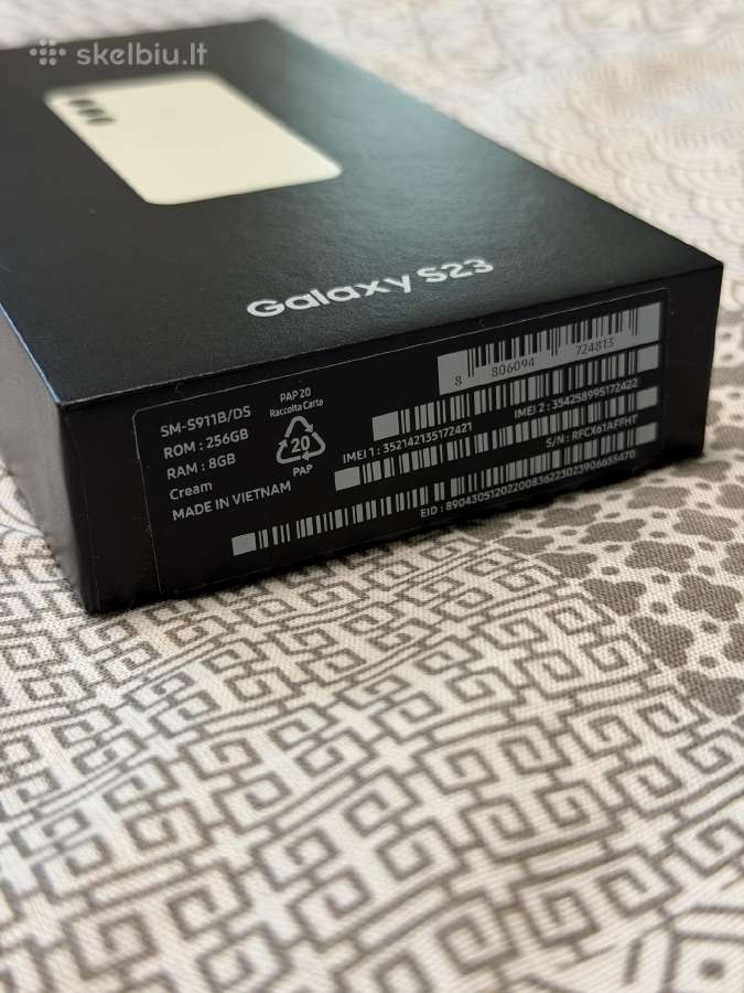 Samsung S23 256gb - nuotraukos Nr. 3